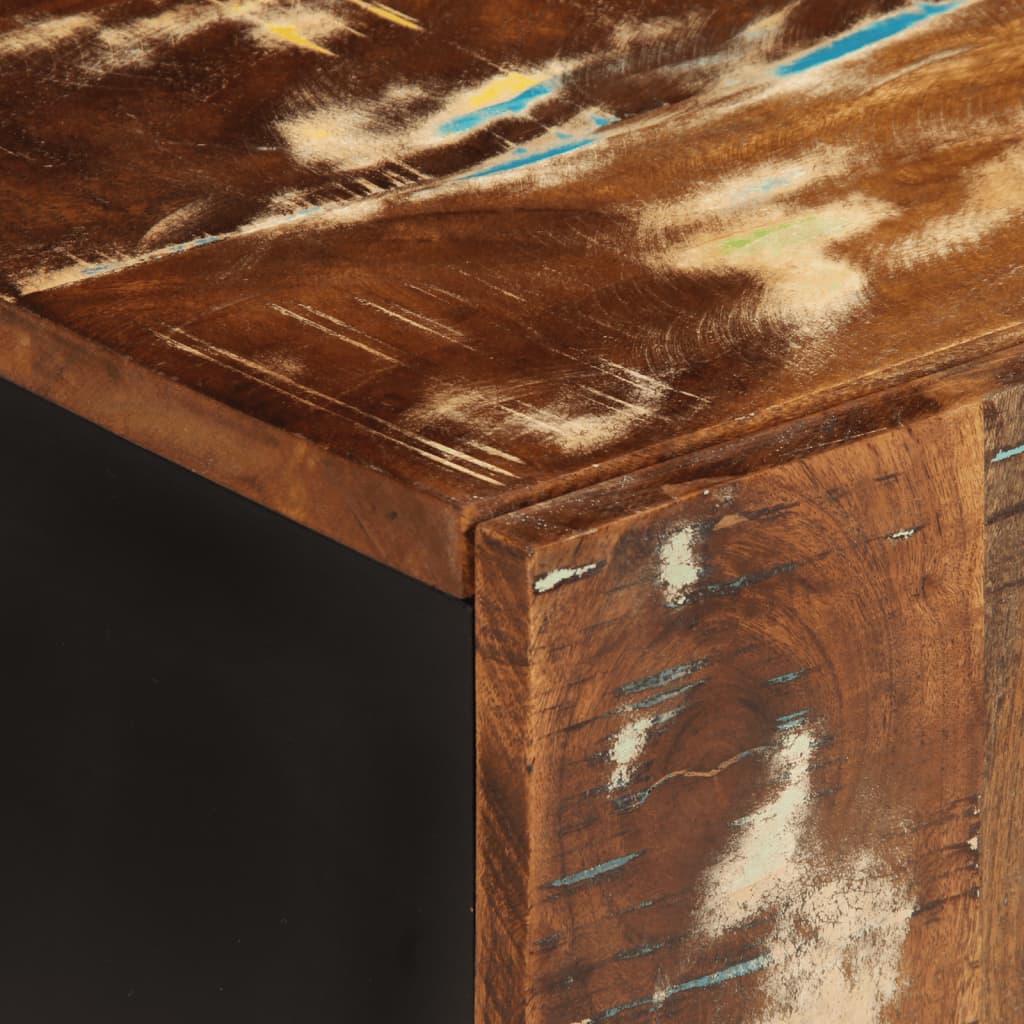 Ντουλάπι Μπάνιου Επιτοίχιο 38x33x48 εκ. Μασίφ Ανακυκλωμένο Ξύλο