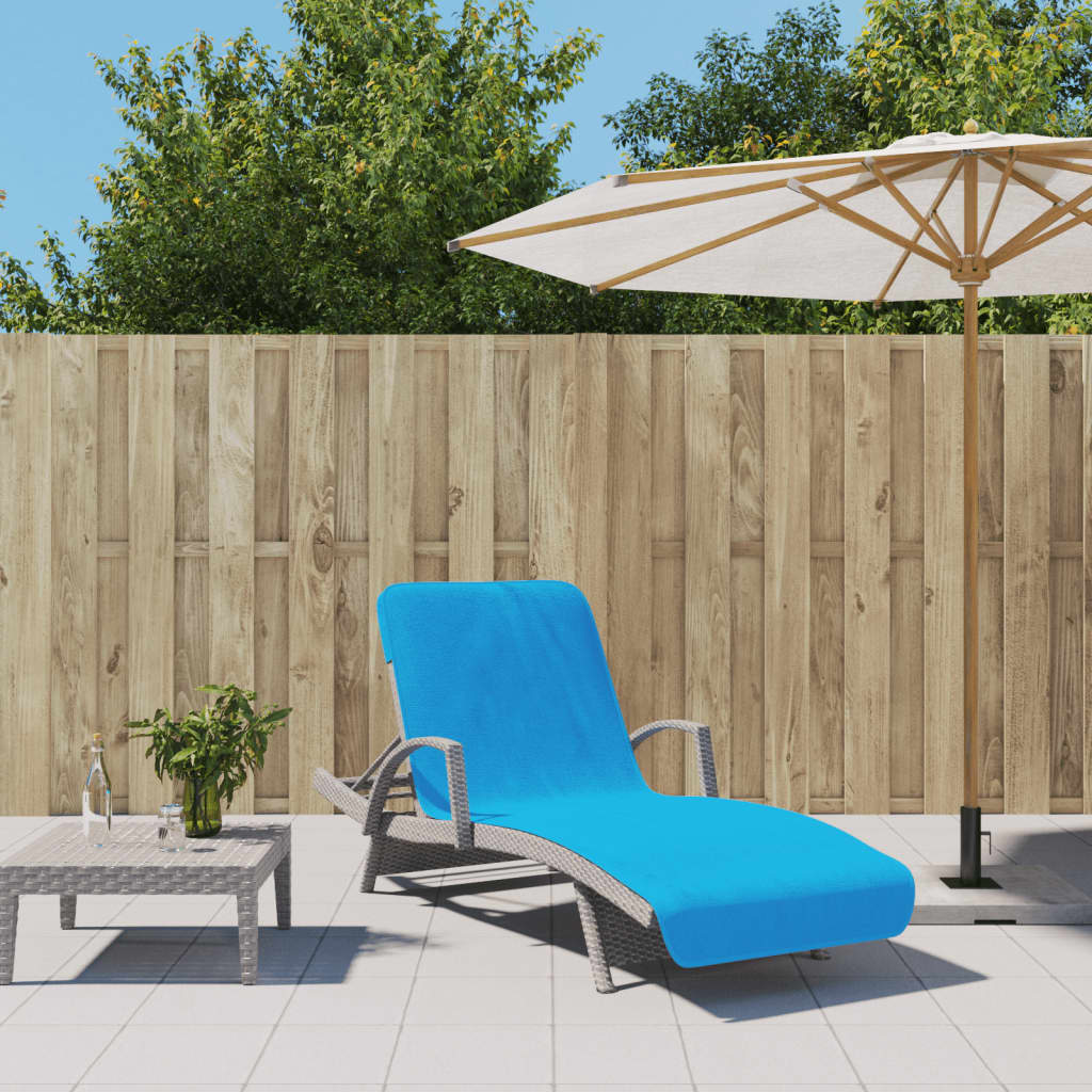 Πετσέτες Θαλάσσης 2 τεμ. Τιρκουάζ 75 x 200 εκ. Ύφασμα 400 GSM - Pakobazaar