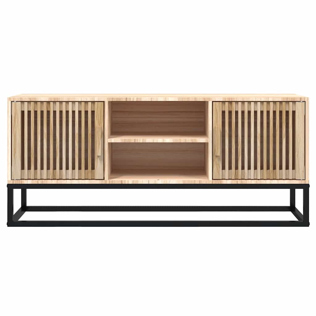 Έπιπλο Τηλεόρασης 105 x 30 x 45 εκ. Επεξεργασμένο Ξύλο/Σίδερο