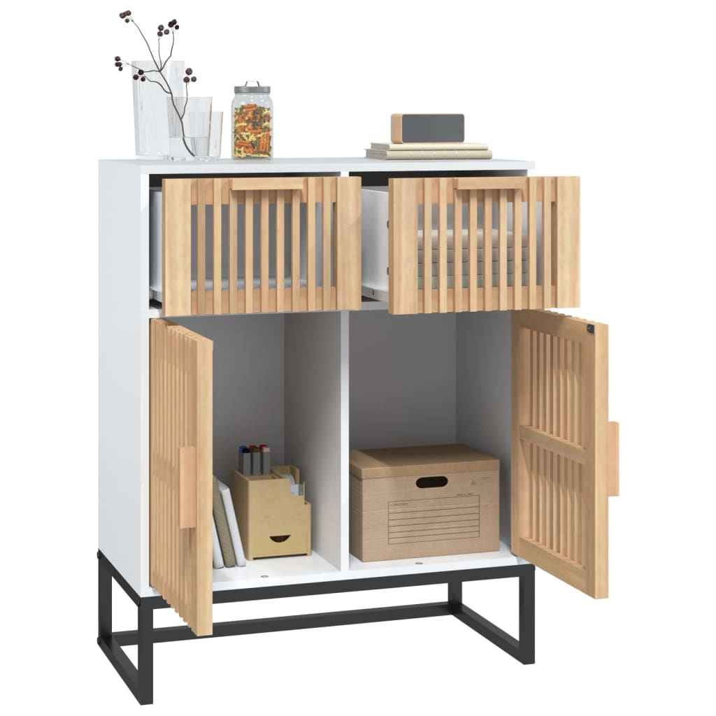 Ντουλάπι Λευκό 60 x 30 x 75 εκ. από Επεξεργασμένο Ξύλο