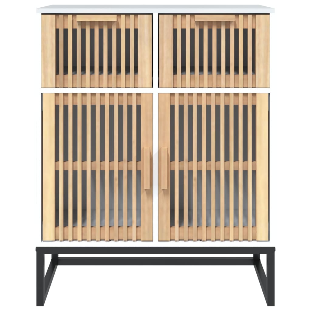 Ντουλάπι Λευκό 60 x 30 x 75 εκ. από Επεξεργασμένο Ξύλο