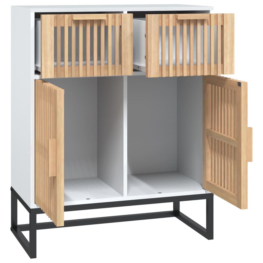 Ντουλάπι Λευκό 60 x 30 x 75 εκ. από Επεξεργασμένο Ξύλο