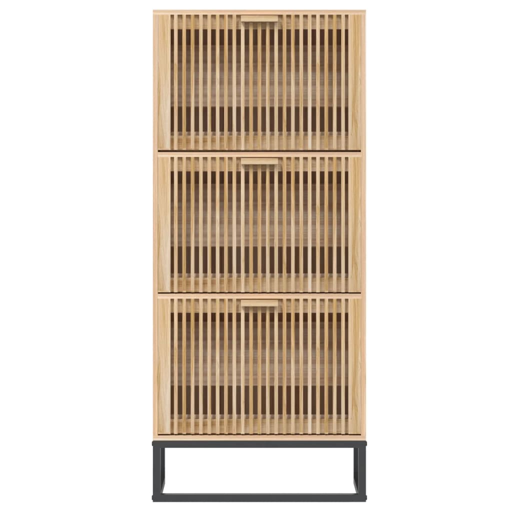 Παπουτσοθήκη 52 x 25 x 120 εκ. από Επεξεργασμένο Ξύλο