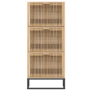 Παπουτσοθήκη 52 x 25 x 120 εκ. από Επεξεργασμένο Ξύλο