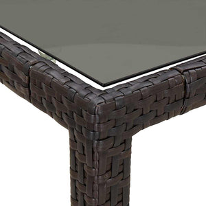 Τραπέζι Κήπου Καφέ συνθετικό ρατάν