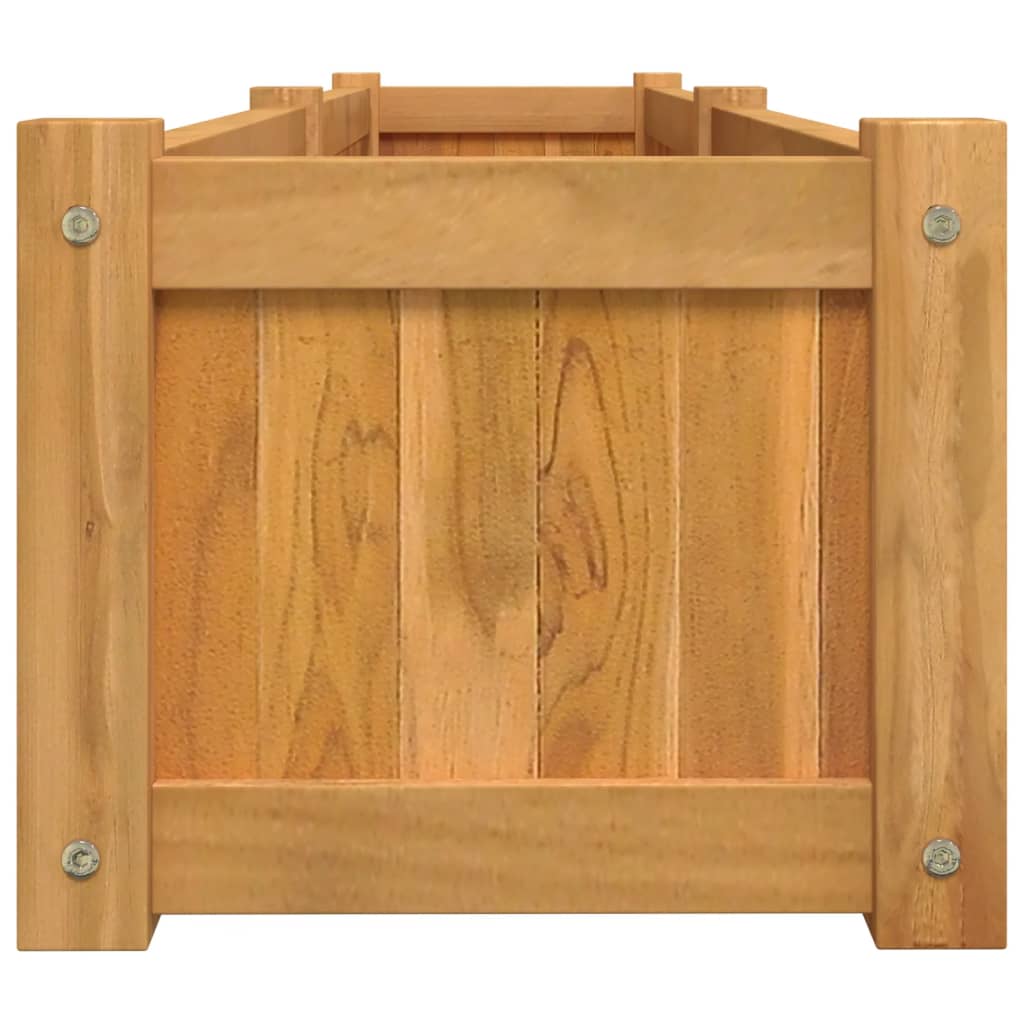 Ζαρντινιέρα Υπερυψωμένη 150 x 30 x 25 εκ. από Μασίφ Ξύλο Teak