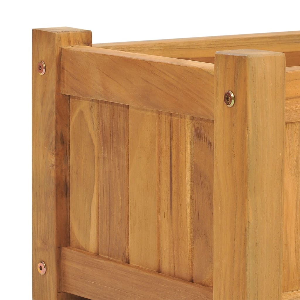 Ζαρντινιέρα Υπερυψωμένη 150 x 30 x 25 εκ. από Μασίφ Ξύλο Teak
