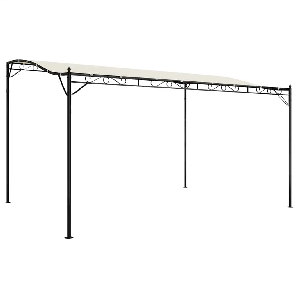 Τέντα Κρεμ 4 x 3 μ. 180 γρ./μ² από Ύφασμα και Ατσάλι - Pakobazaar