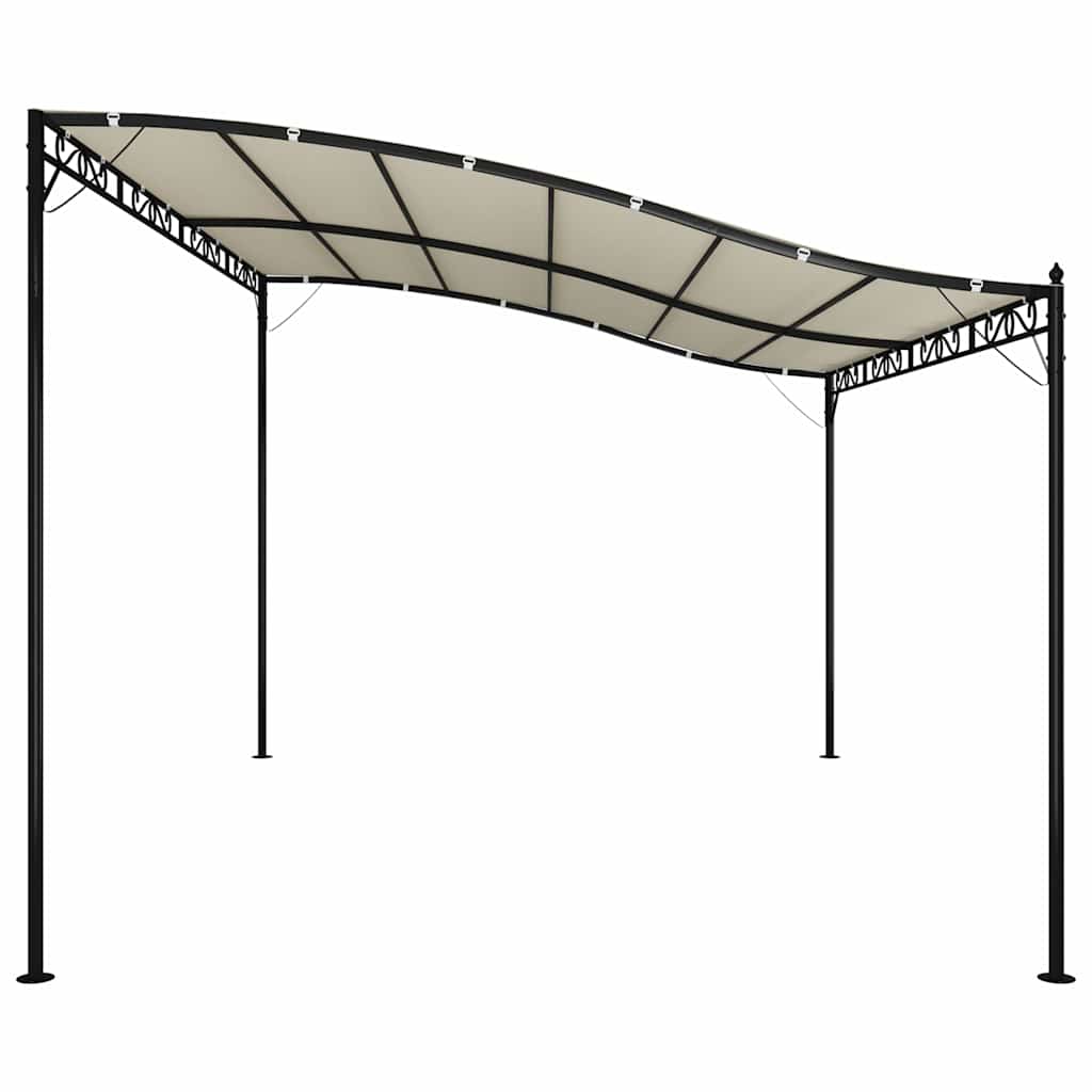 Τέντα Κρεμ 4 x 3 μ. 180 γρ./μ² από Ύφασμα και Ατσάλι - Pakobazaar