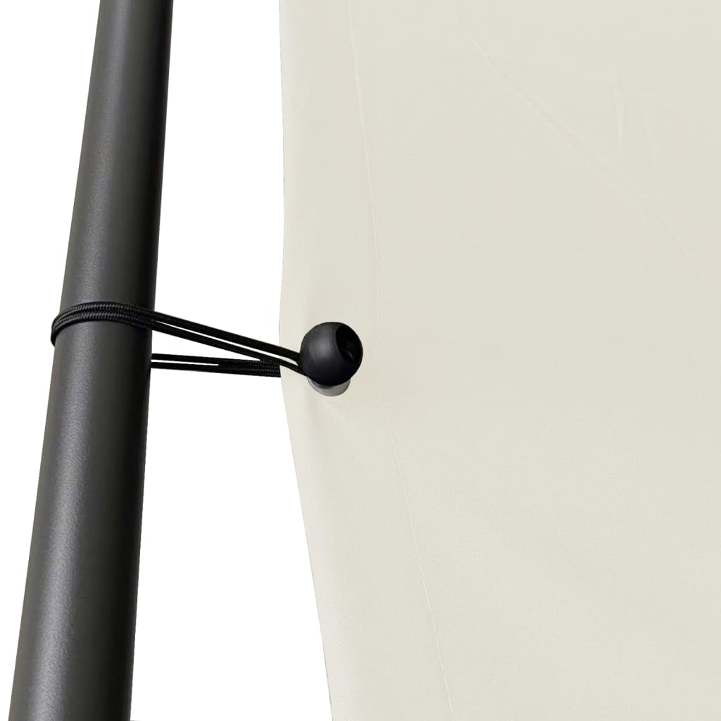 Κιόσκι Λευκό 3x3 μ. 180 γρ/μ² από Ύφασμα και Ατσάλι