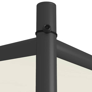 Κιόσκι Λευκό 3x3 μ. 180 γρ/μ² από Ύφασμα και Ατσάλι