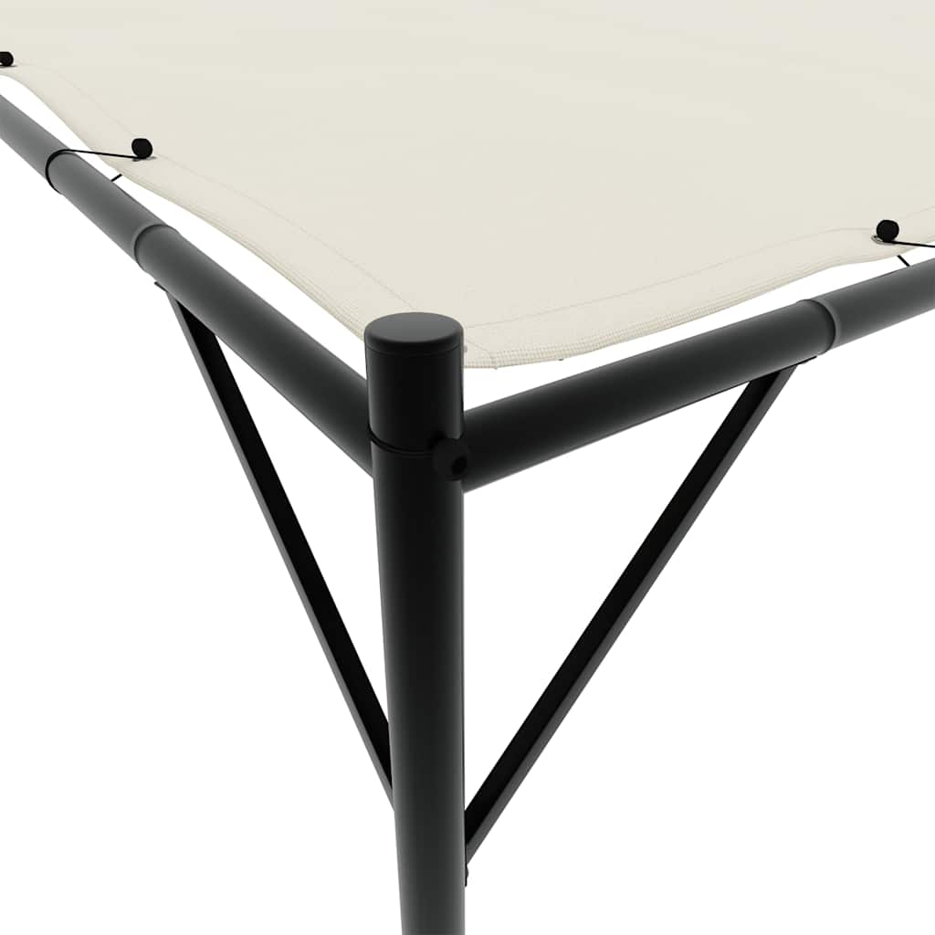 Κιόσκι Λευκό 4x4 μ. 180 γρ/μ² από Ύφασμα και Ατσάλι