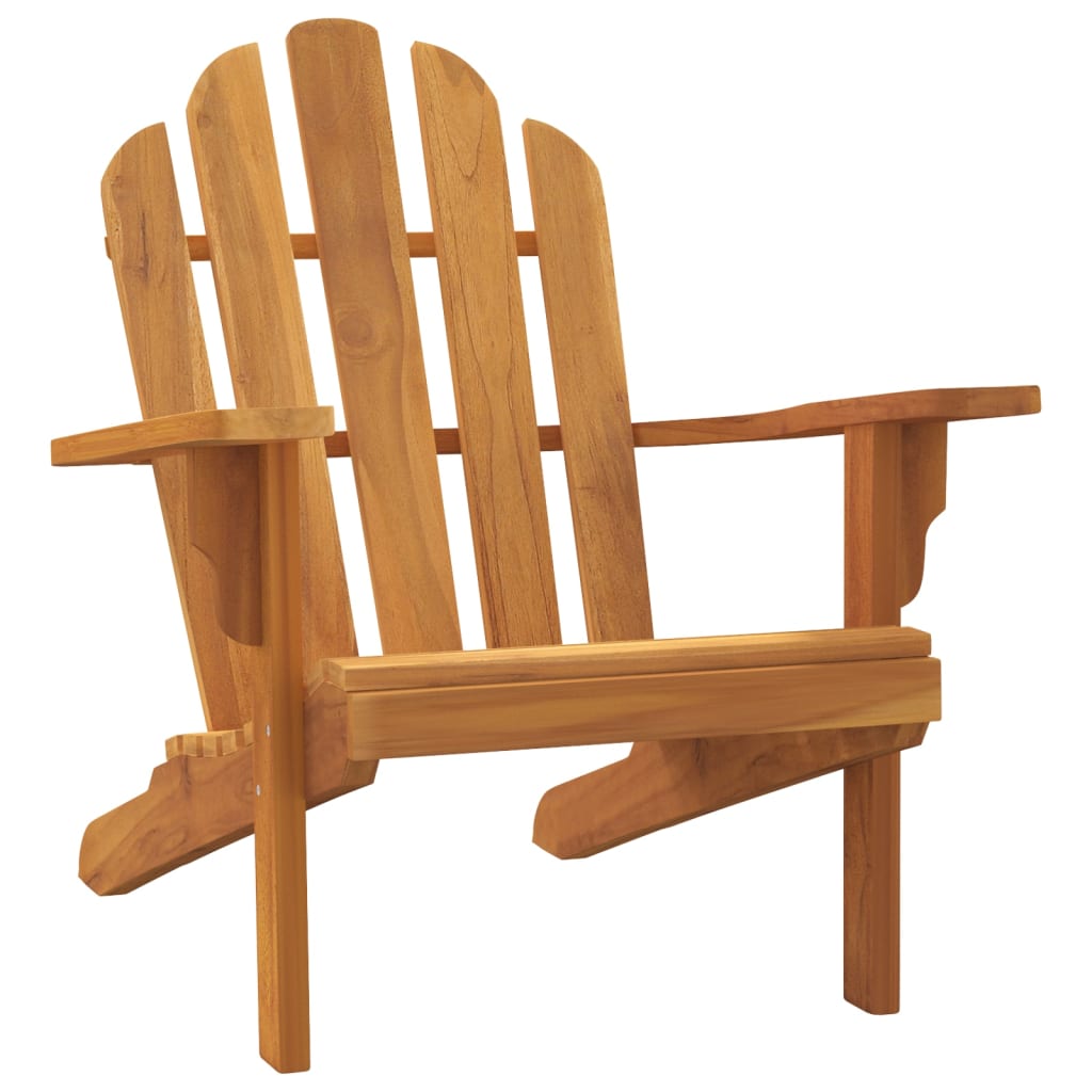 Καρέκλες Κήπου Adirondack 2 τεμ. 79x95x92 εκ. Μασίφ Ξύλο Teak - Pakobazaar