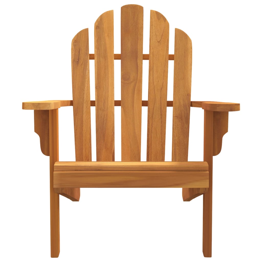 Καρέκλες Κήπου Adirondack 2 τεμ. 79x95x92 εκ. Μασίφ Ξύλο Teak - Pakobazaar