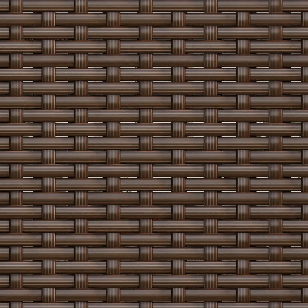 Σετ Σαλόνι Κήπου Καφέ από Συνθετικό Ρατάν