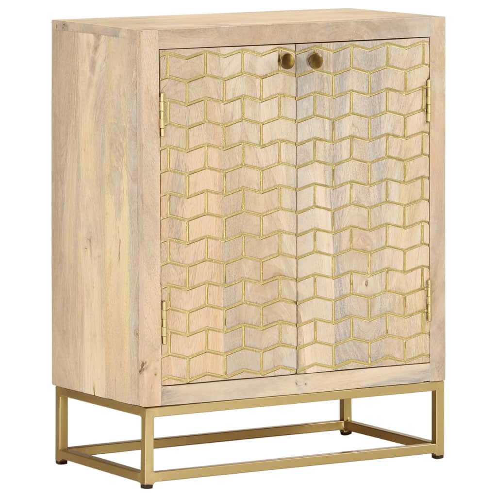 Ντουλάπι με 2 Πόρτες 55 x 30 x 70 εκ. από Μασίφ Ξύλο Μάνγκο