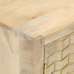 Ντουλάπι με 2 Πόρτες 55 x 30 x 70 εκ. από Μασίφ Ξύλο Μάνγκο