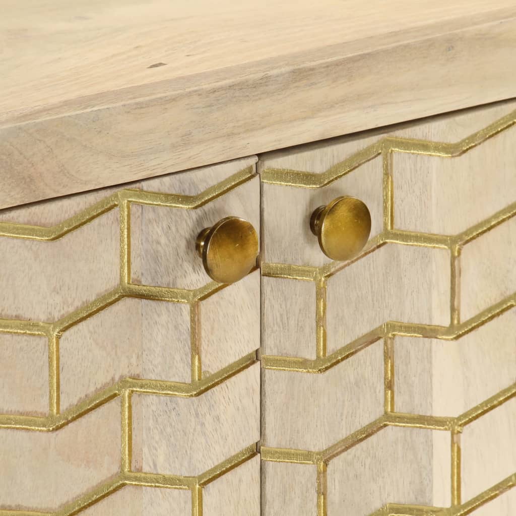 Ντουλάπι με 2 Πόρτες 55 x 30 x 70 εκ. από Μασίφ Ξύλο Μάνγκο