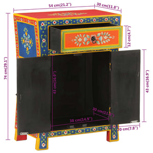 Ντουλάπι Χειροποίητο 53x30x74 εκ. Μασίφ Ξύλο Μάνγκο