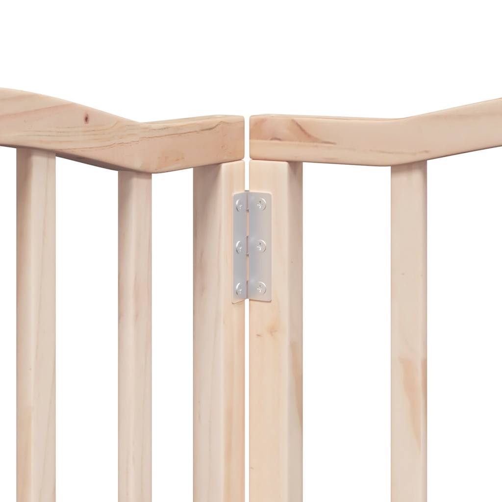 Διαχωριστικό Σκύλων/Πόρτα Πτυσσόμενο 6 Πάνελ 300εκ. Ξύλο Λεύκας