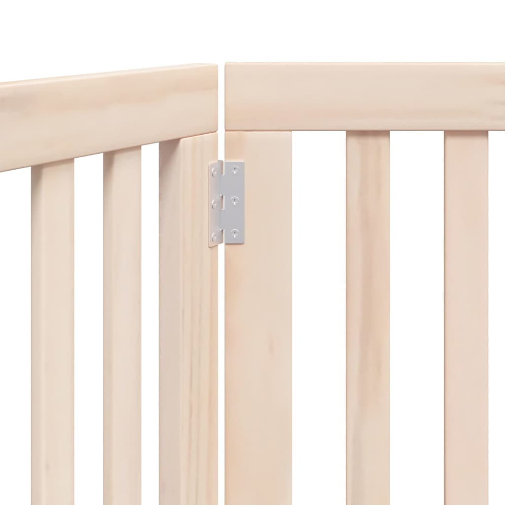 Πόρτα Σκύλου Πτυσσόμενη 2 Πάνελ 160 εκ. από Ξύλο Λεύκας - Pakobazaar