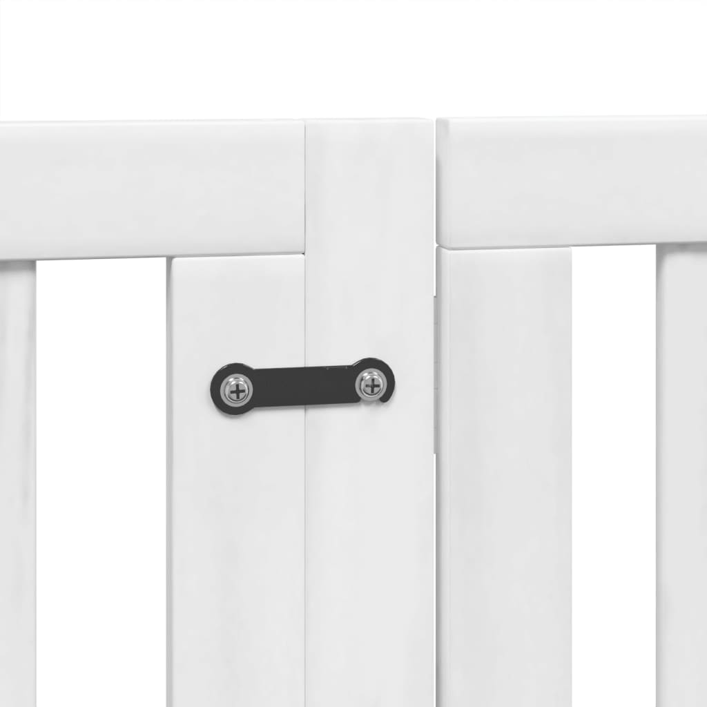 Διαχωριστικό Σκύλων/Πόρτα Πτυσσόμενο 6 Πάνελ 300εκ. Ξύλο Λεύκας