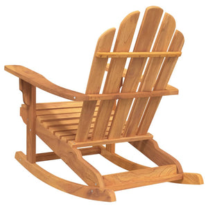 Καρέκλα Κήπου Κουνιστή Adirondack 79x100x103 εκ Μασίφ Ξύλο Teak - Pakobazaar