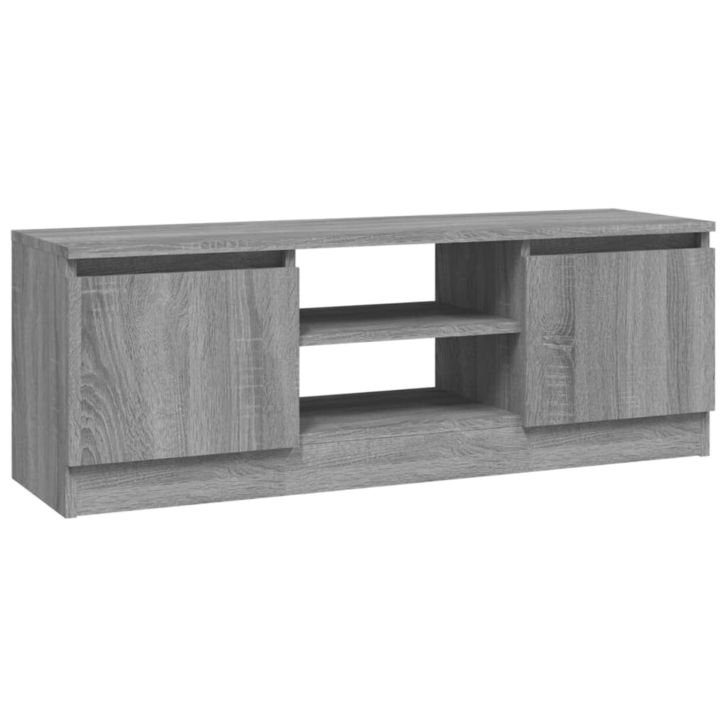 Έπιπλο Τηλεόρασης με Πόρτα Γκρι Sonoma 102 x 30 x 36 εκ. - Pakobazaar