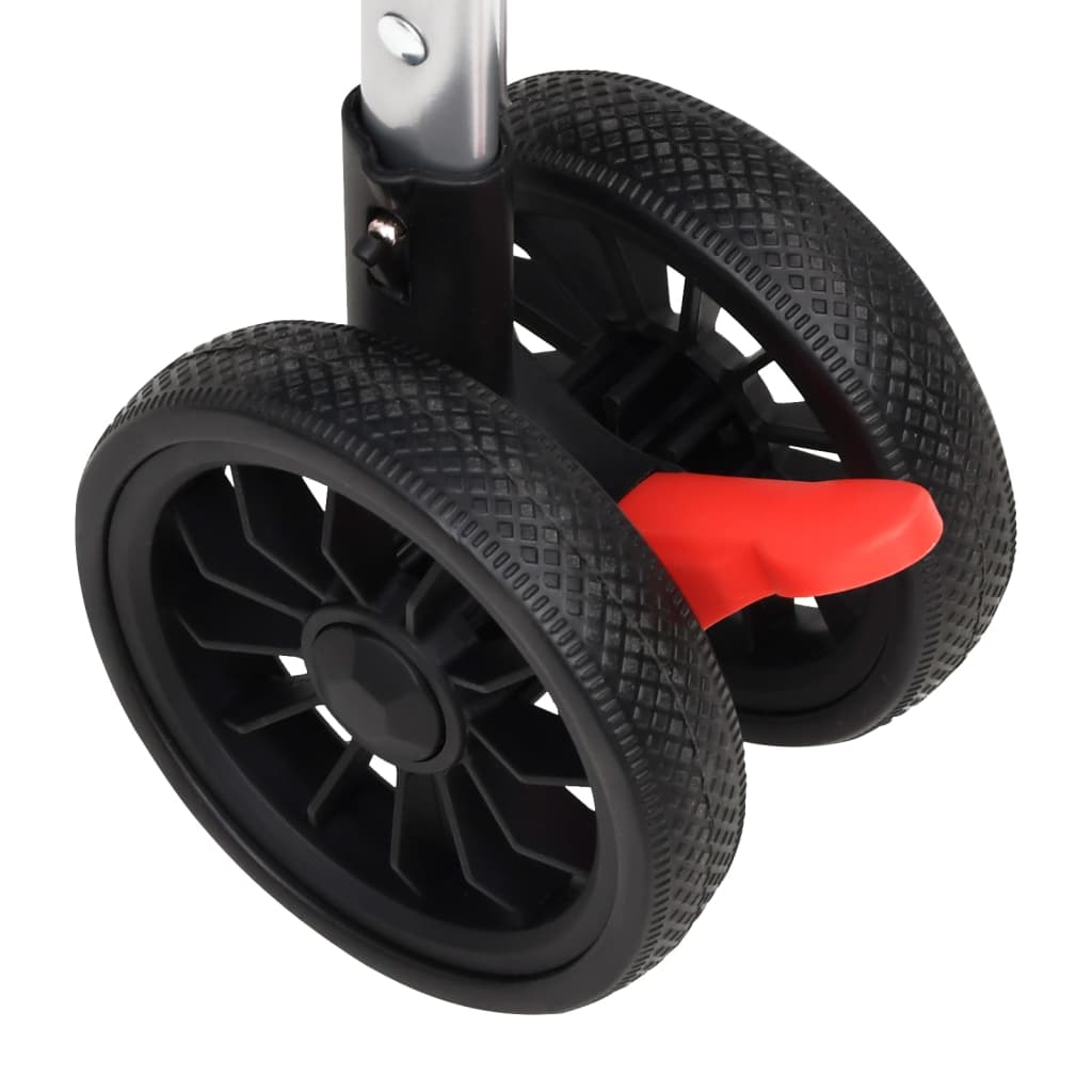 Καρότσι Σκύλου Πτυσσόμενο Κόκκινο 76x50x100 εκ. Ύφασμα Oxford - PAKOBAZAAR