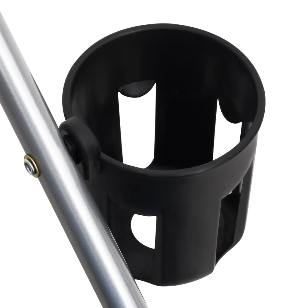 Καρότσι Σκύλου Πτυσσόμενο Γκρι 76 x 50 x 100 εκ. Ύφασμα Oxford - PAKOBAZAAR