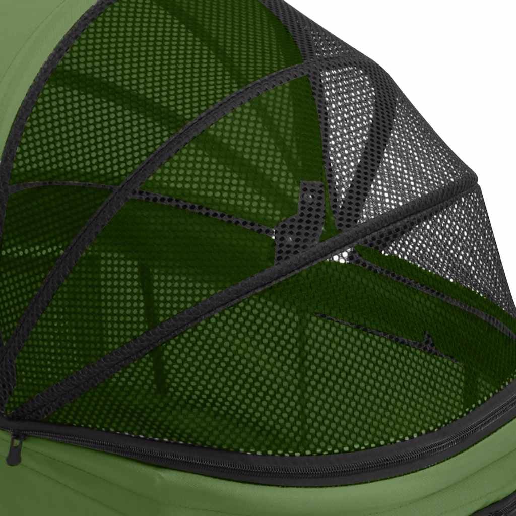 Καρότσι Σκύλου Πτυσσόμενο Πράσινο 83x48x97 εκ. Ύφασμα Oxford - PAKOBAZAAR