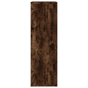 Βιβλιοθήκη/Ντουλάπι Καπνιστή Δρυς 50x25x80 εκ. Επεξεργ. Ξύλο - Pakobazaar