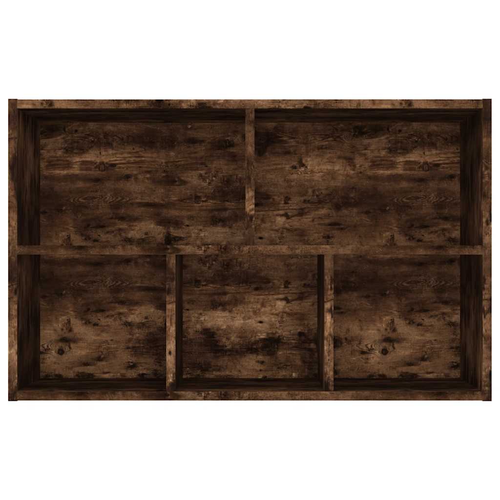 Βιβλιοθήκη/Ντουλάπι Καπνιστή Δρυς 50x25x80 εκ. Επεξεργ. Ξύλο - Pakobazaar