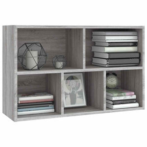 Βιβλιοθήκη/Βοηθητικό Ντουλάπι Γκρι Sonoma 50x25x80 εκ Επεξ Ξύλο - Pakobazaar