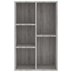 Βιβλιοθήκη/Βοηθητικό Ντουλάπι Γκρι Sonoma 50x25x80 εκ Επεξ Ξύλο - Pakobazaar