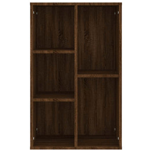 Βιβλιοθήκη/Βοηθητικό Ντουλάπι Καφέ Δρυς 50x25x80 εκ Επεξ Ξύλο - Pakobazaar