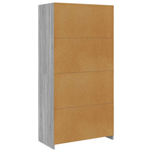 Ντουλάπα Γκρι Sonoma 100 x 50 x 200 εκ. από Επεξεργασμένο Ξύλο