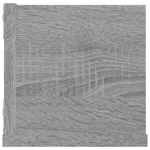 Ραφιέρα Τοίχου για CD Γκρι Sonoma 100x18x18 εκ. Επεξεργ. Ξύλο - Pakobazaar