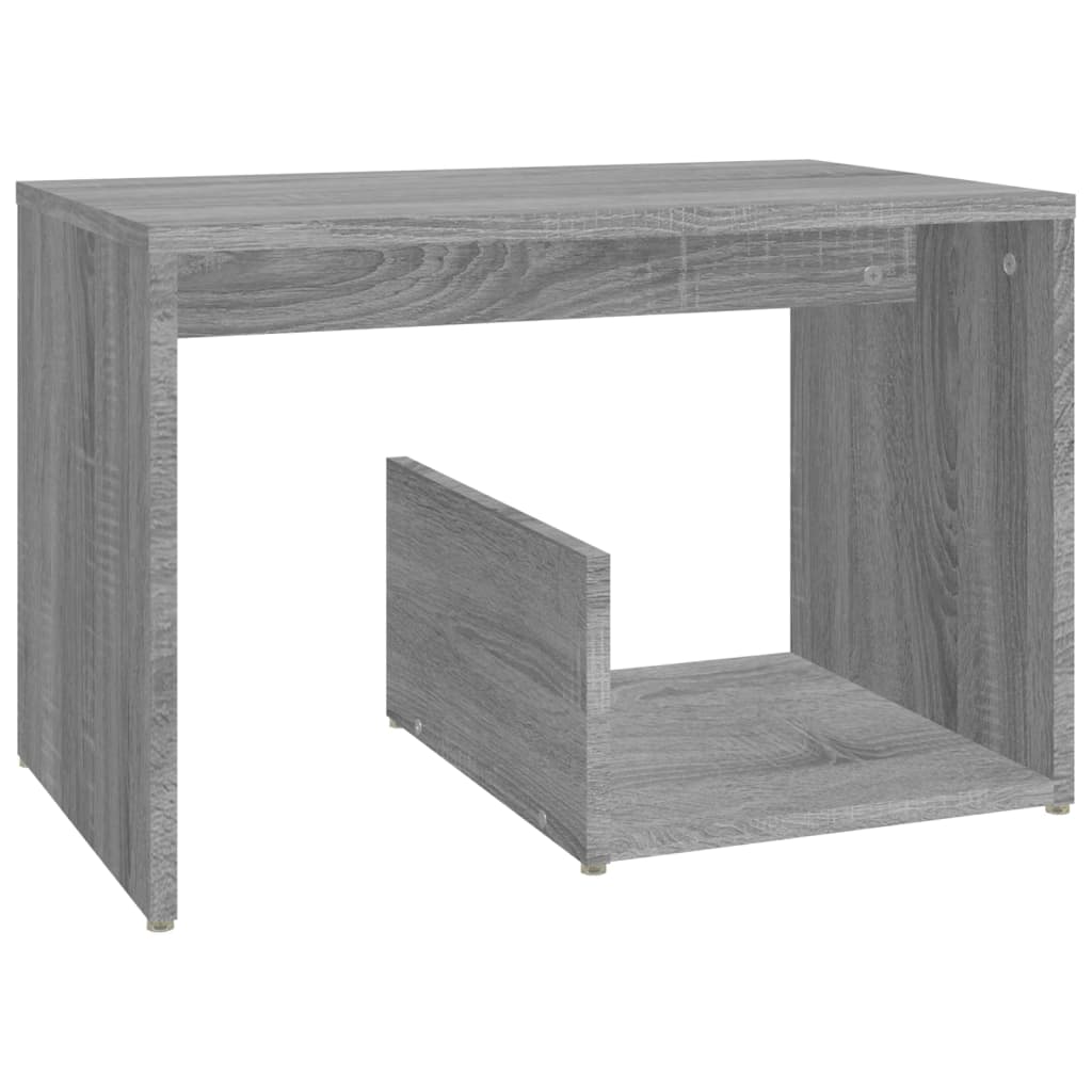Τραπέζι Βοηθητικό Γκρι Sonoma 59x36x38 εκ. Επεξεργασμένο Ξύλο