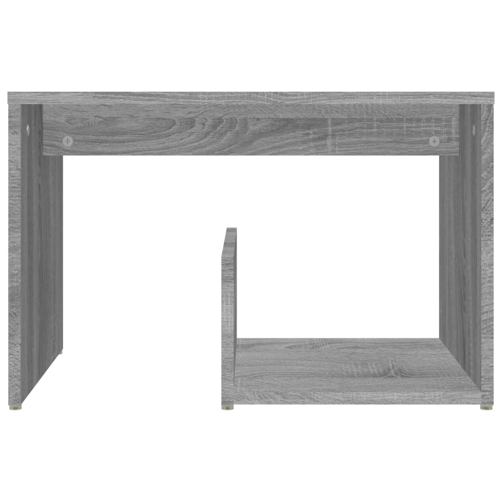 Τραπέζι Βοηθητικό Γκρι Sonoma 59x36x38 εκ. Επεξεργασμένο Ξύλο