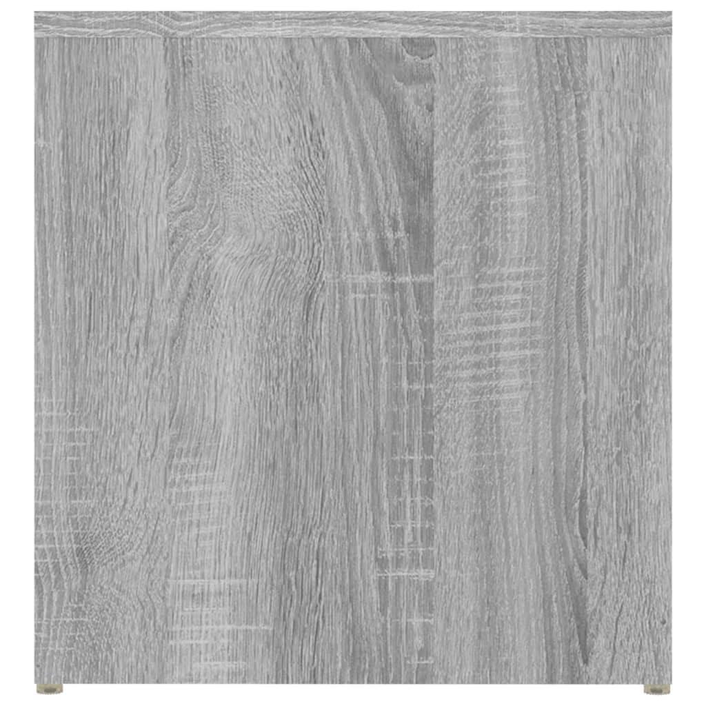 Τραπέζι Βοηθητικό Γκρι Sonoma 59x36x38 εκ. Επεξεργασμένο Ξύλο