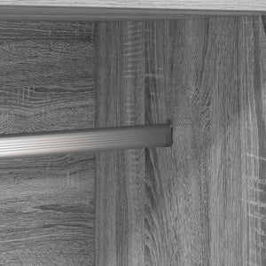 Ντουλάπα Γκρι Sonoma 82,5x51,5x180 εκ. από Επεξεργασμένο Ξύλο - Pakobazaar