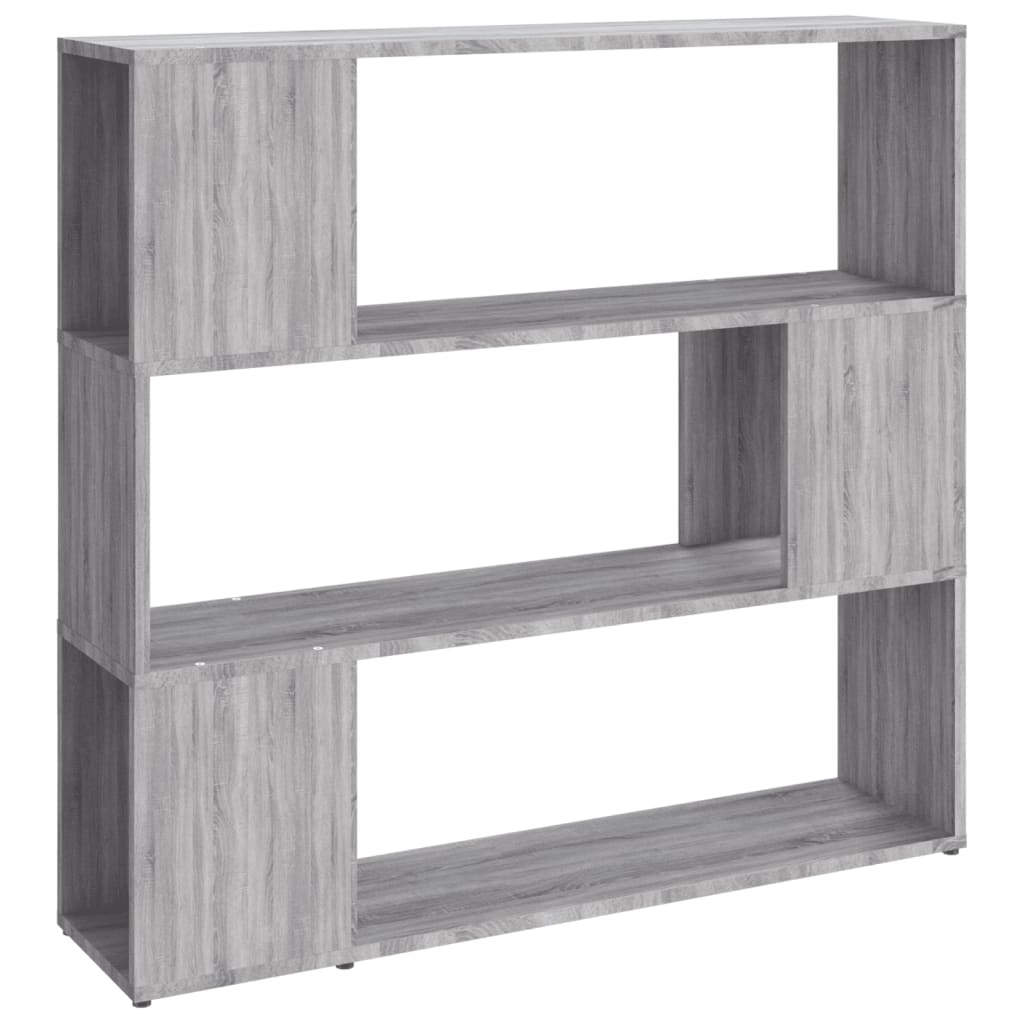 Βιβλιοθήκη/Διαχωριστικό Χώρου Γκρι Sonoma 100 x 24 x 94 εκ. - Pakobazaar