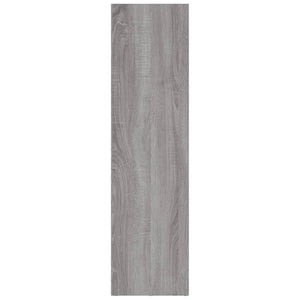 Βιβλιοθήκη/Έπιπλο Τηλεόρασης Γκρι Sonoma 36x30x114εκ Επεξ. Ξύλο