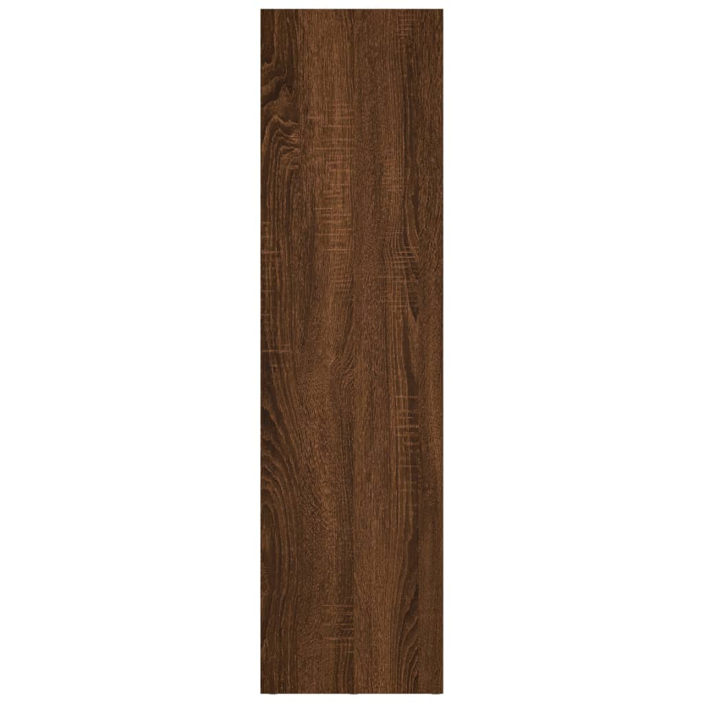 Βιβλιοθήκη/Έπιπλο Τηλεόρασης Καφέ Δρυς 36x30x114 εκ Επεξ. Ξύλο