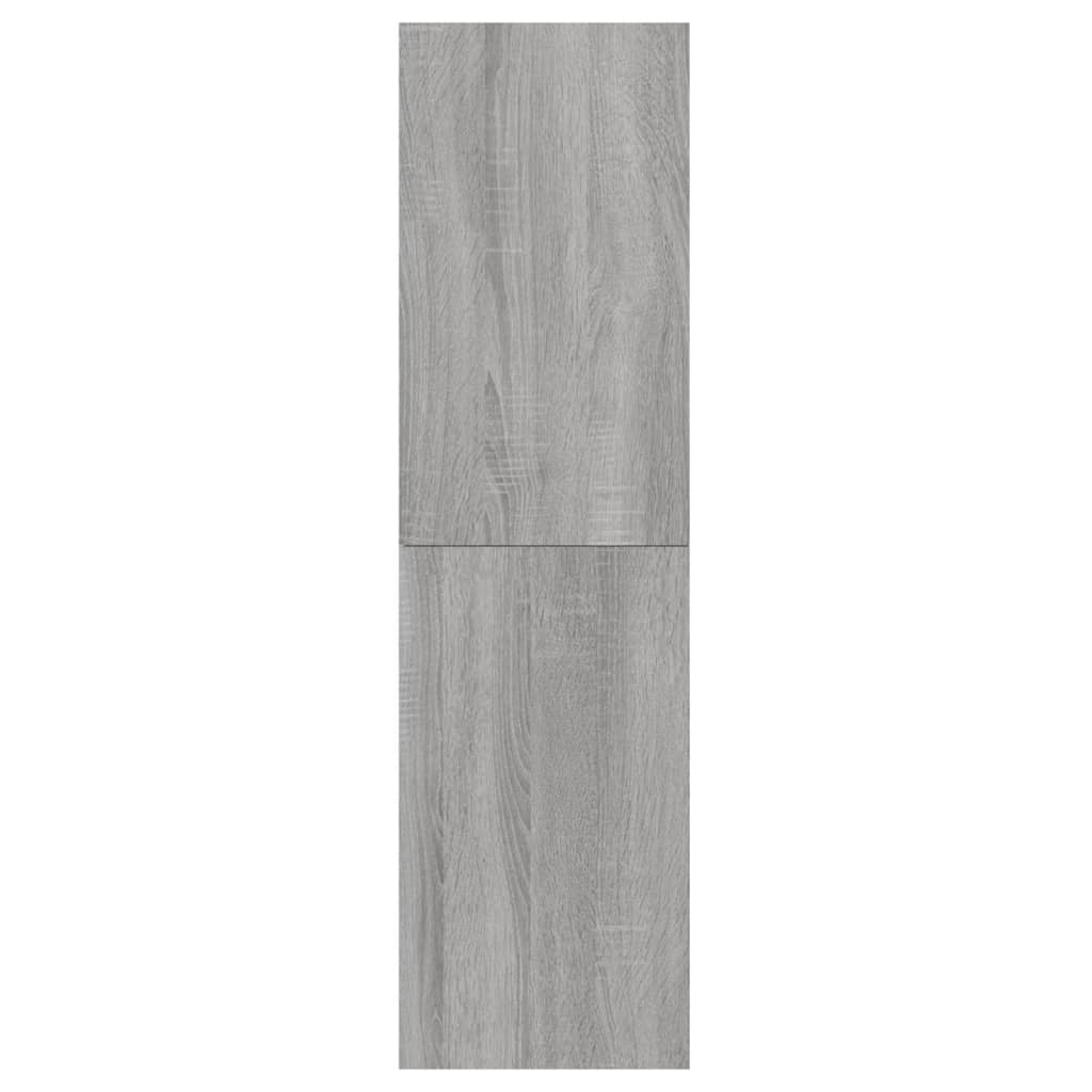 Έπιπλο Τηλεόρασης Επιτοίχιο Γκρι Sonoma 30,5 x 30 x 110 εκ.