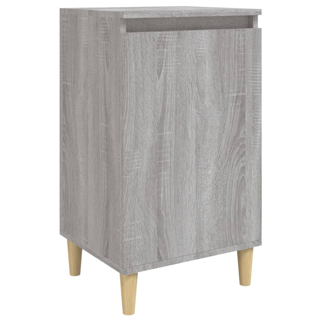 Κομοδίνο Γκρι Sonoma 40x35x70 εκ. από Επεξεργασμένο Ξύλο