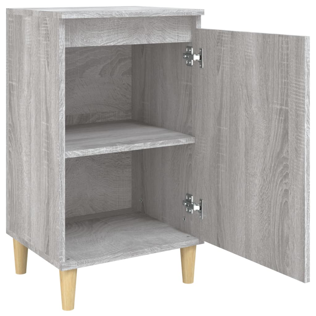 Κομοδίνο Γκρι Sonoma 40x35x70 εκ. από Επεξεργασμένο Ξύλο