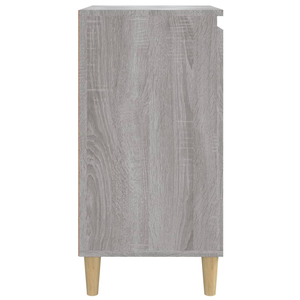 Κομοδίνα 2 τεμ. Γκρι Sonoma 40x35x70 εκ. από Επεξεργασμένο Ξύλο