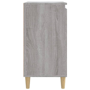 Κομοδίνα 2 τεμ. Γκρι Sonoma 40x35x70 εκ. από Επεξεργασμένο Ξύλο